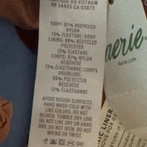 AA-549 Aerie NWT Cheekiest Side Tie Brown Summer Swim Bikini Bottoms Size S - Picture 12 of 12